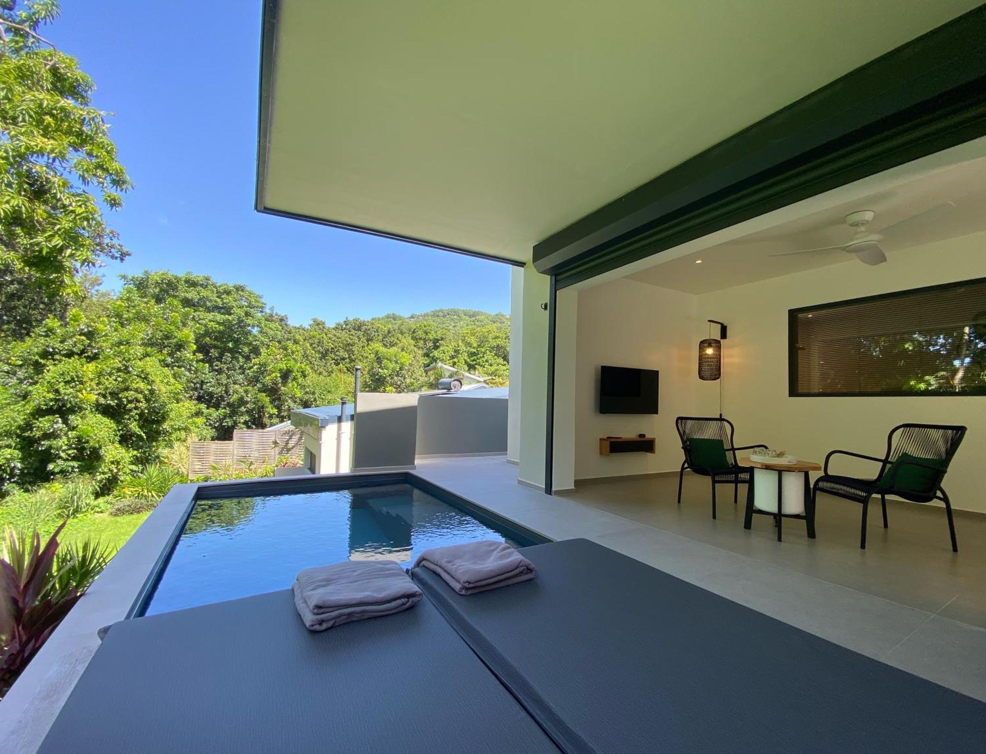 Hotel Lune De Miel Deshaies Ruang foto