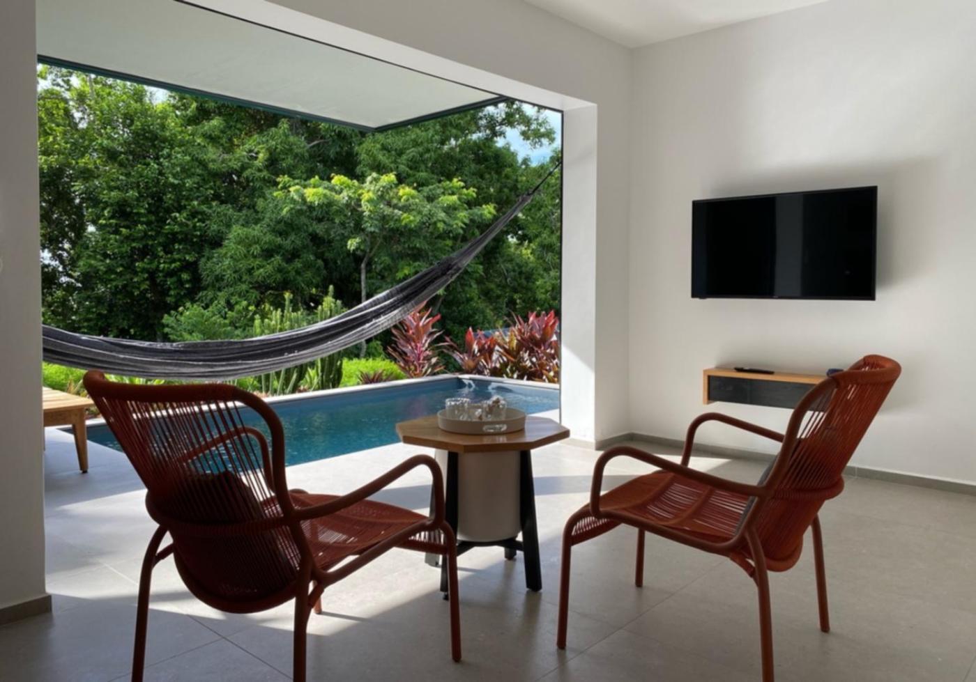 Hotel Lune De Miel Deshaies Ruang foto